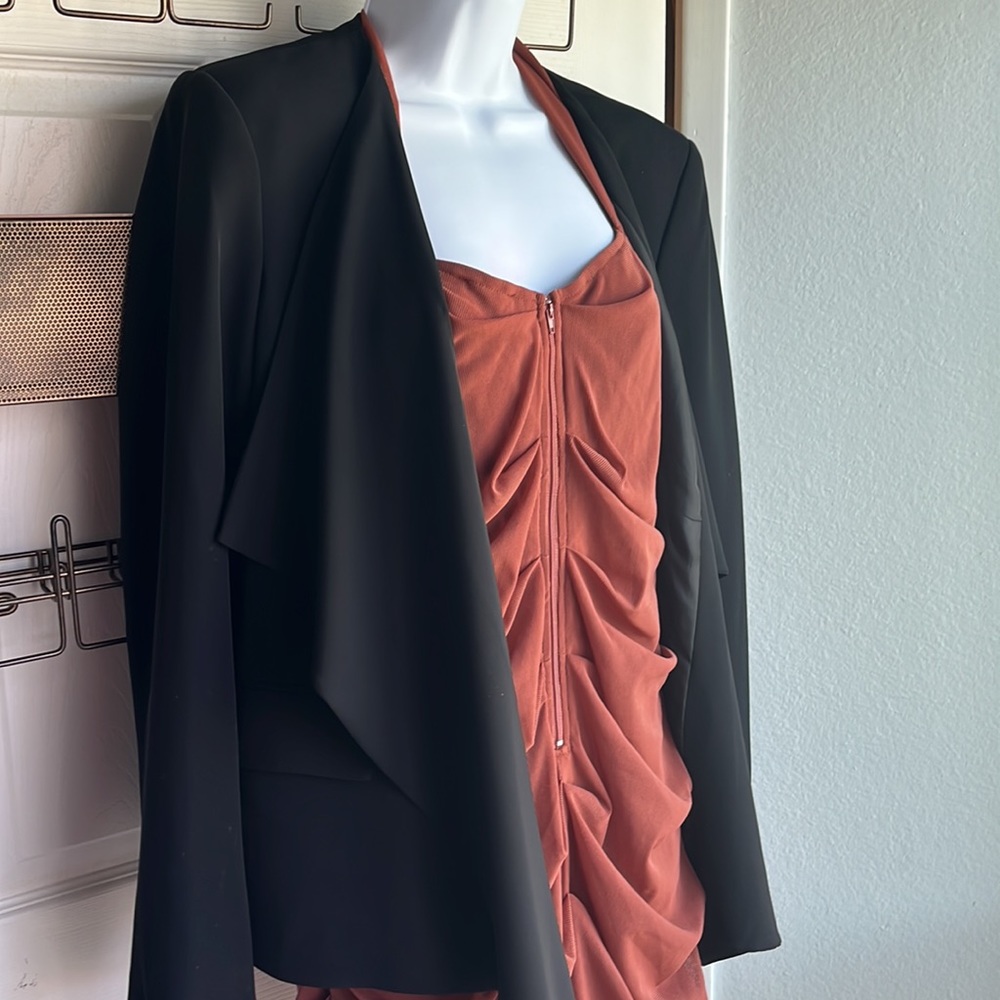 KARL LAGERFELD Blazer - BLACK DRAPE